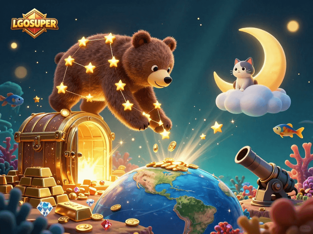 Engage with LGOSUPER for thrilling fishing shooting games, featuring vibrant underwater treasures.