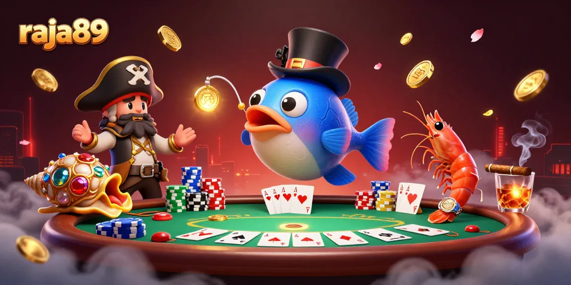Engage with thrilling raja89 gameplay surrounded by sparkling poker elements and enchanting characters.