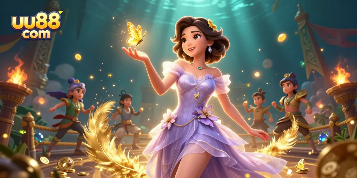Engage with excitement at uu88 com with dynamic betting tokens and golden butterflies.