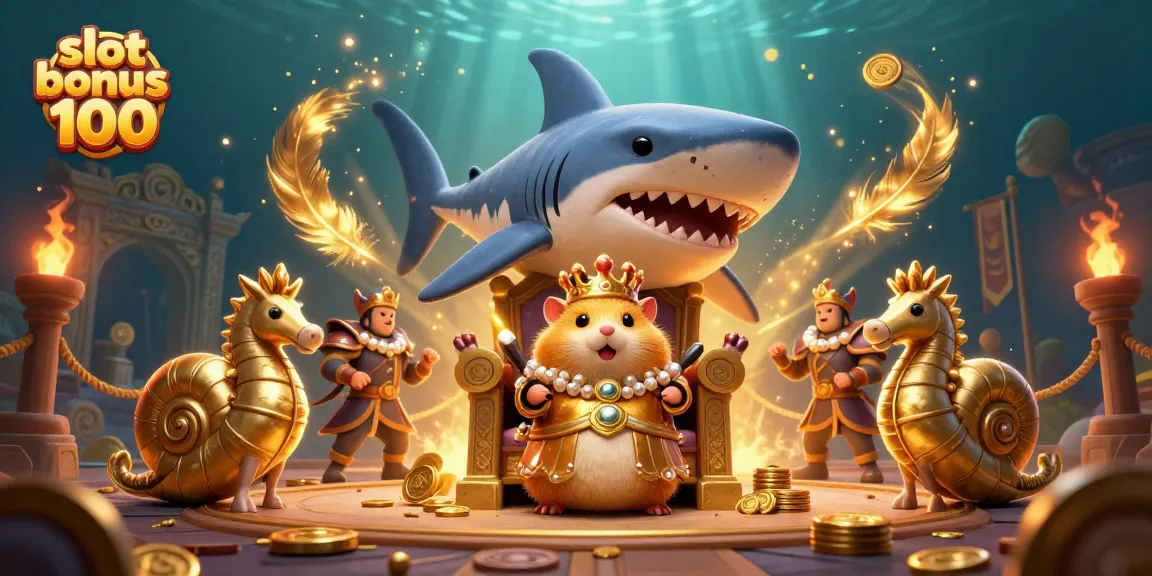 Engage with the thrilling slot bonus 100 adventure featuring a brave hamster king and underwater riches.