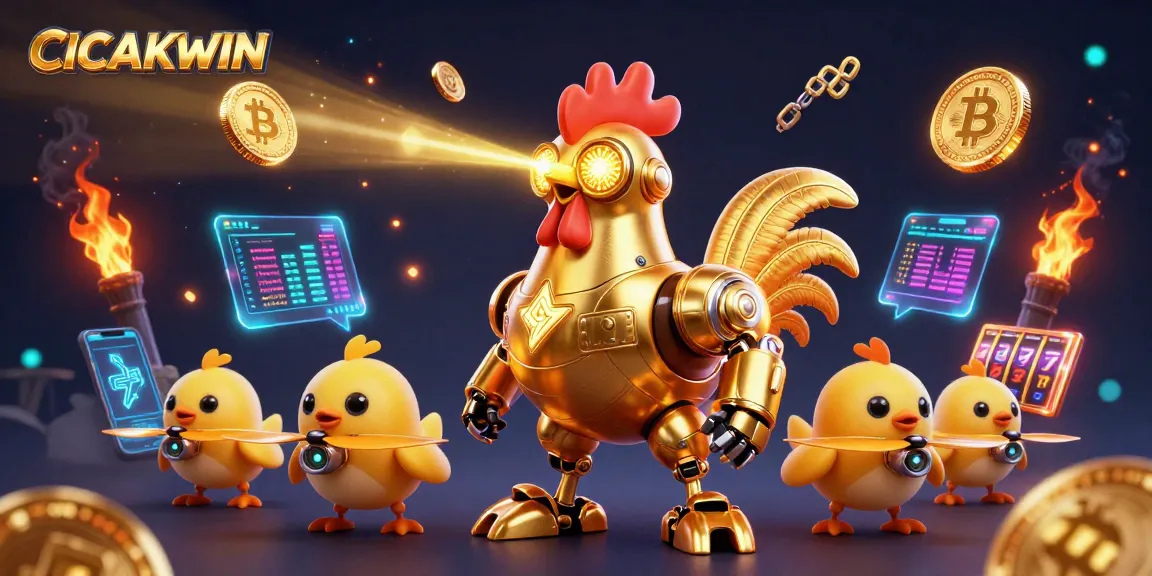 CICAKWIN menawarkan pengalaman bermain slot gacor dengan perpaduan robot unik dan elemen cryptocurrency.