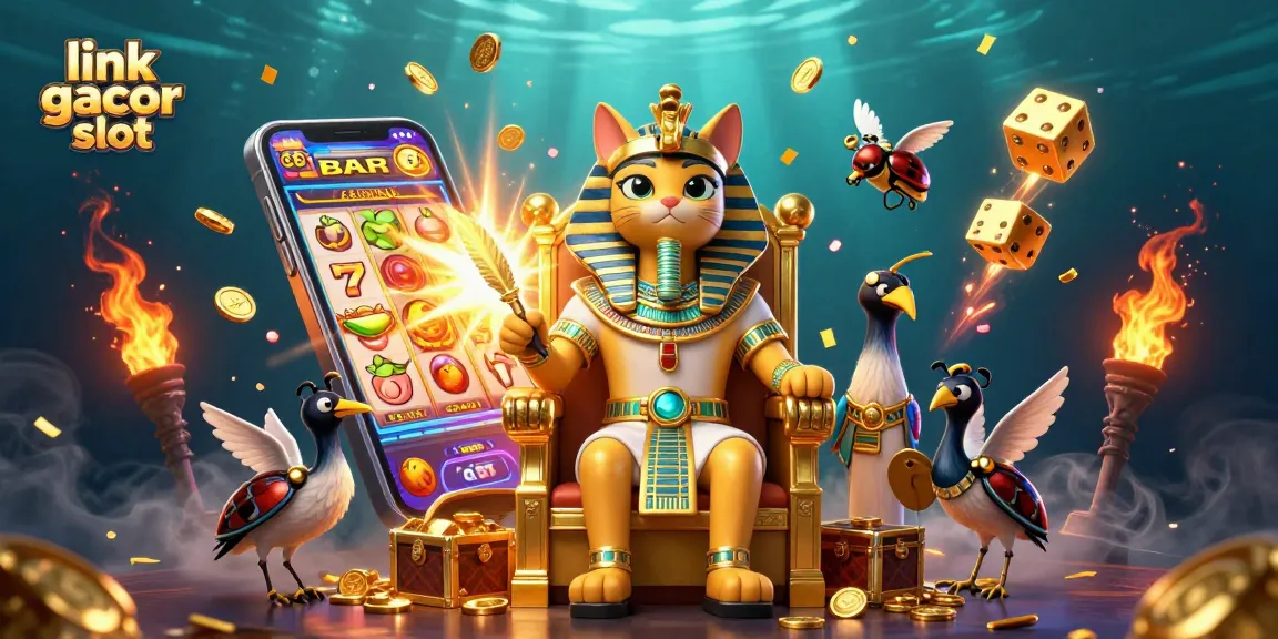 Spin the link gacor slot with Egyptian-themed characters, luxurious slots, and vibrant action!