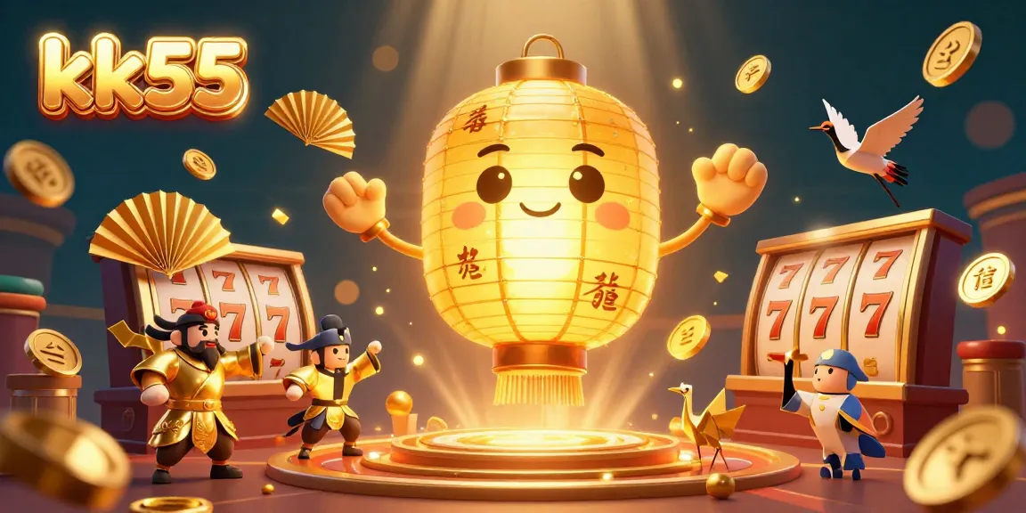 Experience thrilling jackpots at kk55 with dynamic 3D slots and golden winning symbols.