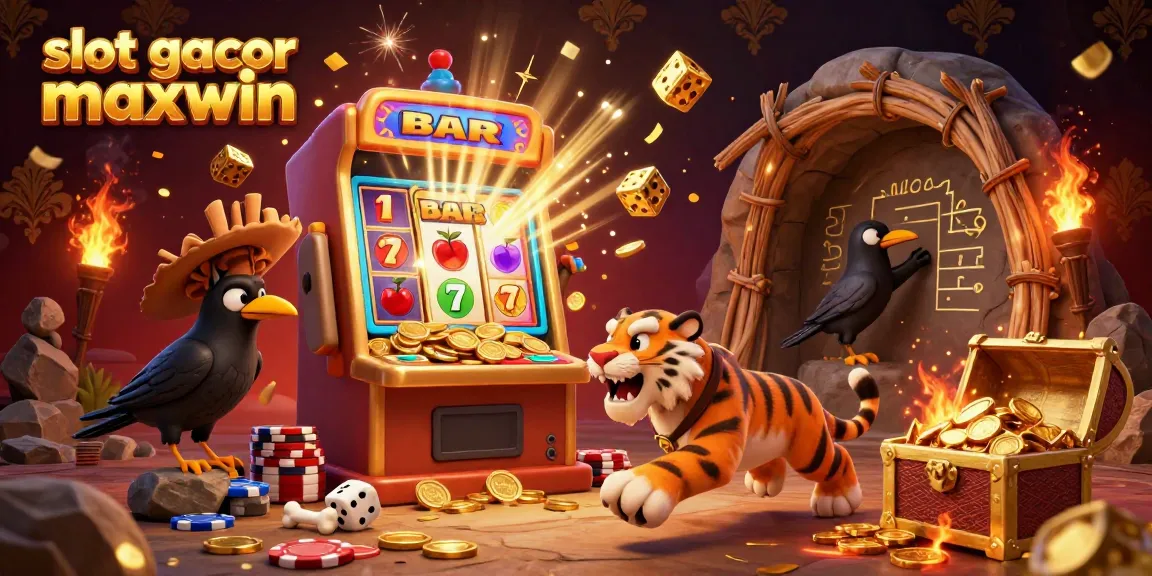Spin the reels for big wins at slot gacor maxwin, featuring exciting casino elements bursting with action.