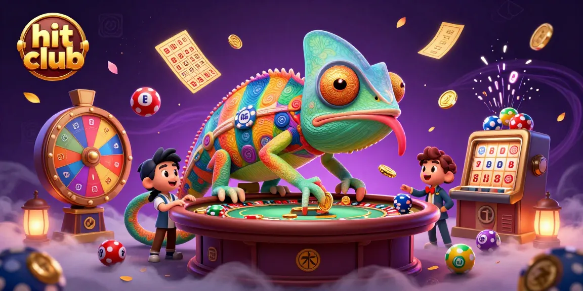 Engage in the hit club gaming action with vibrant casino elements and golden coins raining down