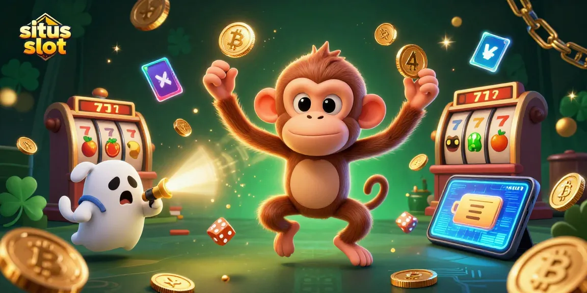 Menangkan permainan situs slot dengan kombinasi slot reels dan simbol keberuntungan yang menyemarakkan suasana kasino.