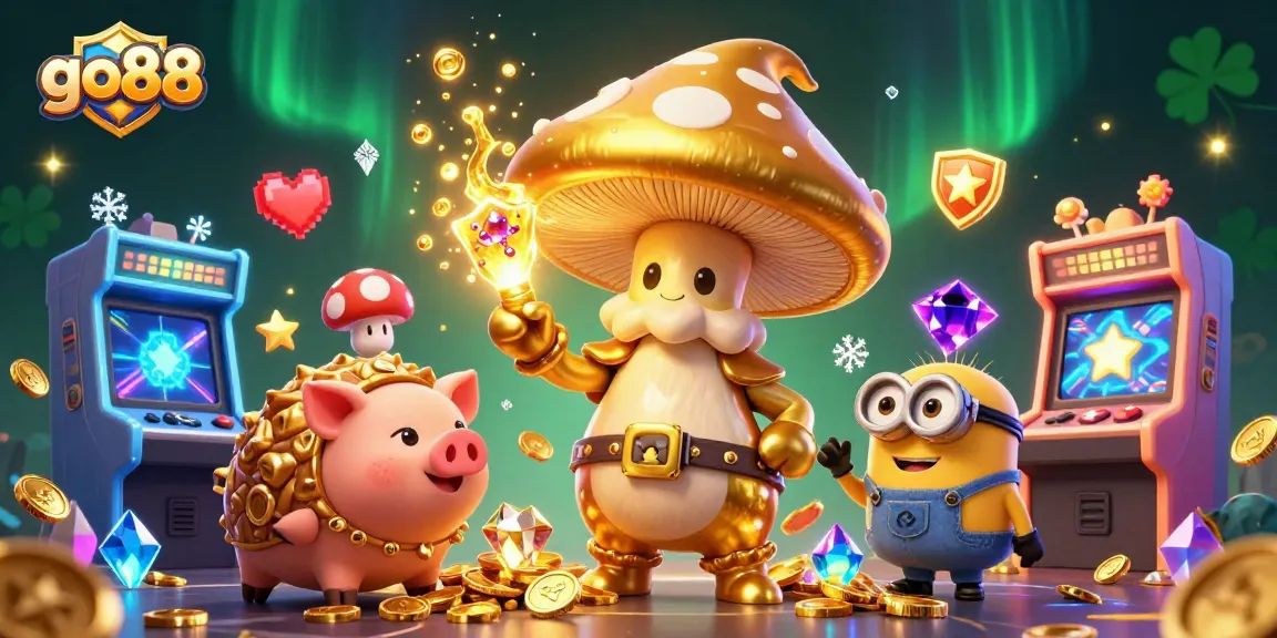 Spin the reels and win at go88's vibrant casino with magical treasures and exciting game elements.