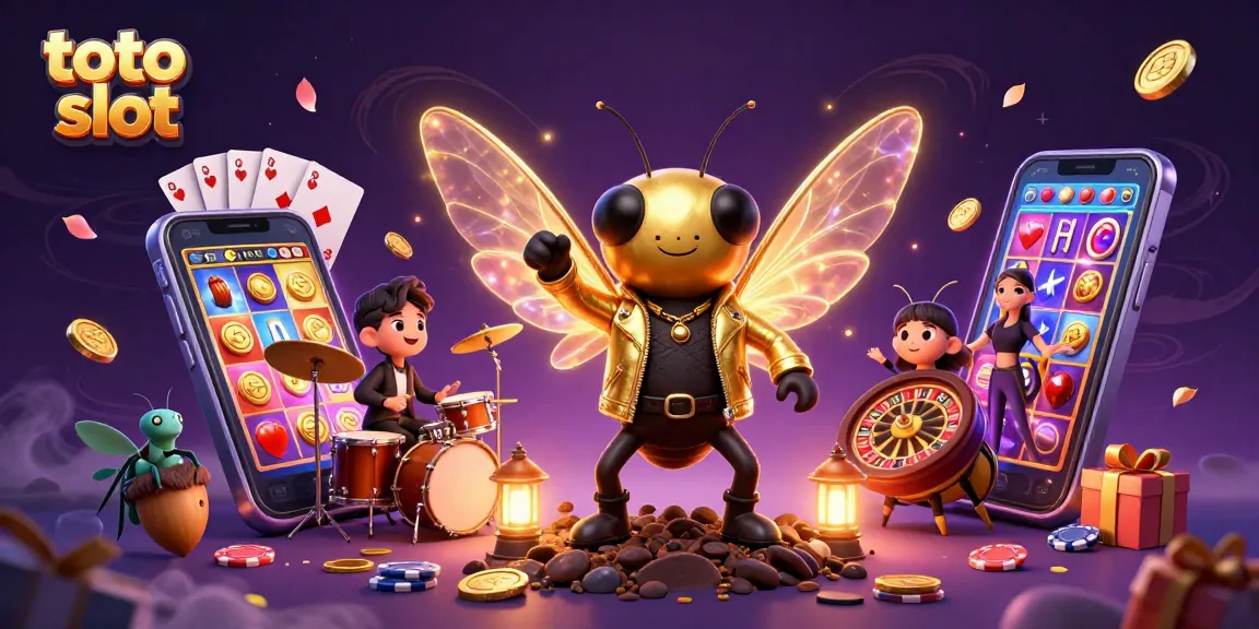 Mainkan toto slot dengan cicada rock star dalam suasana penuh energi dan simbol kasino