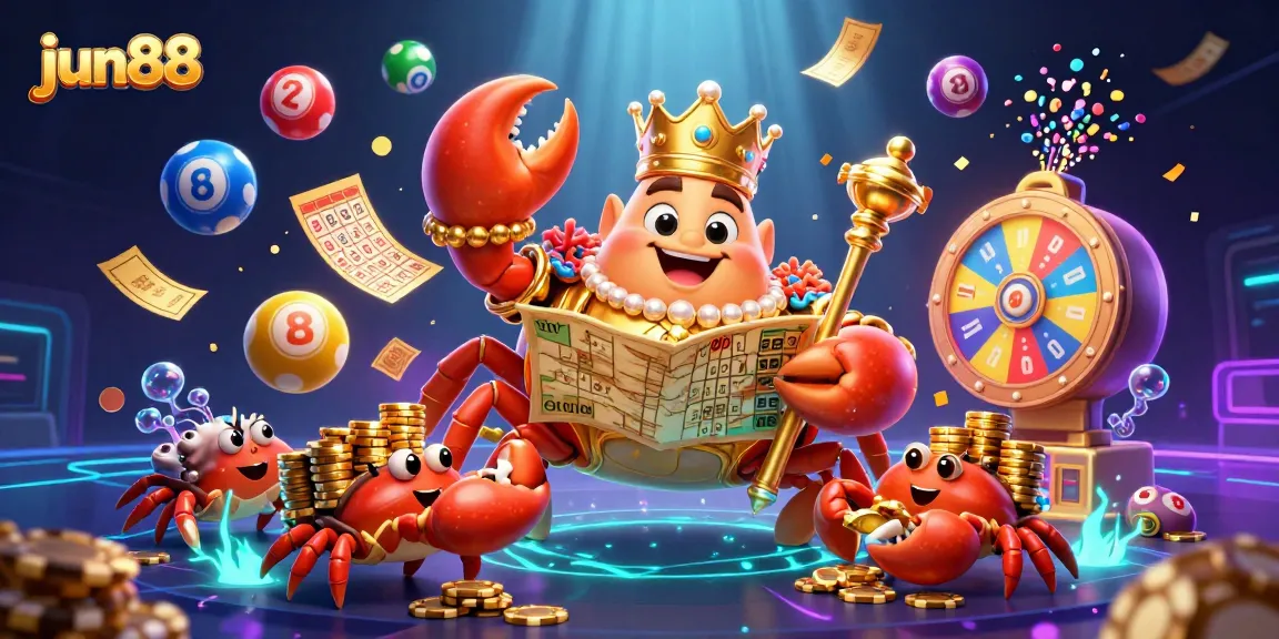 Experience thrilling games and jackpots at jun88 with the golden crab emperor and vibrant gaming visuals.