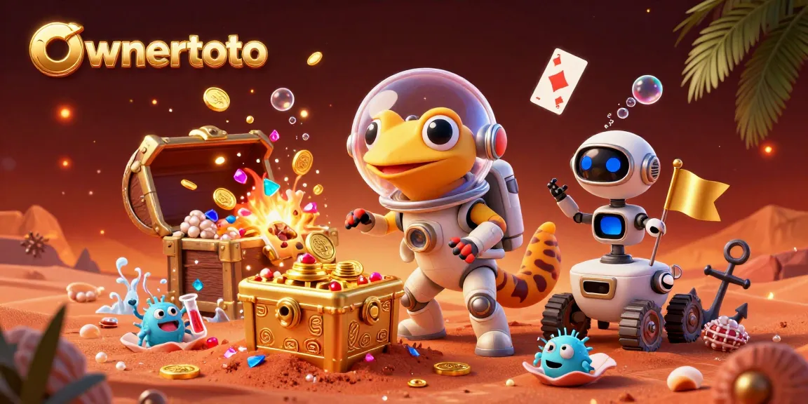 Serunya bermain di ownertoto dengan kasino mengagumkan dijelajahi Martian gecko.