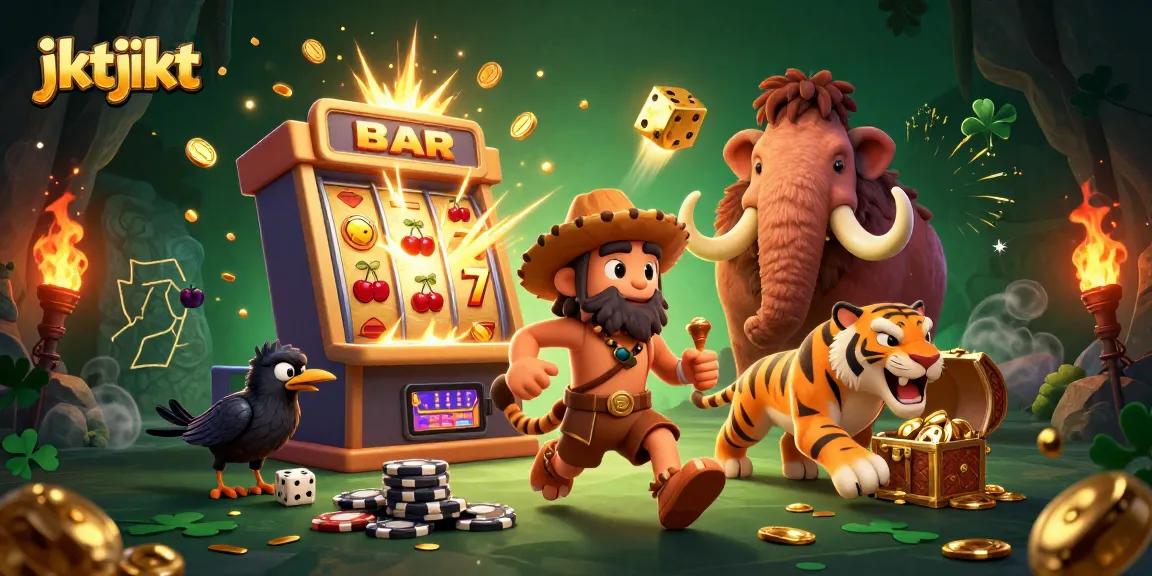 Pemain jktjkt menikmati jackpot pada mesin slot kuno yang meledak dengan koin bersinar