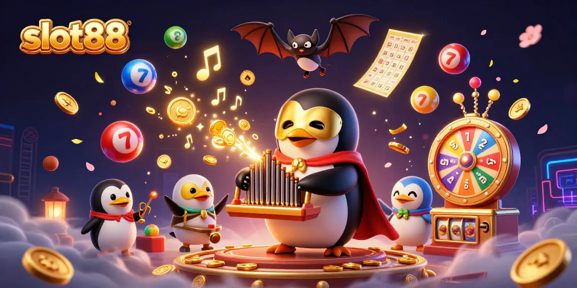 Engage with thrilling slot88 games as whimsical characters bring casino fun to life.